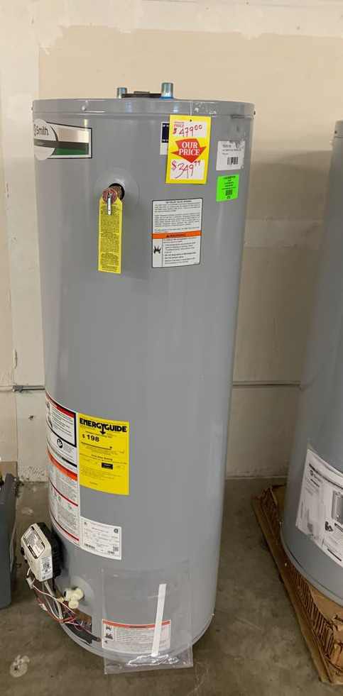 40 gallon AO Smith water heater with warranty JTB