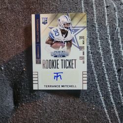 Dallas Cowboys Autographed Rookie Card 