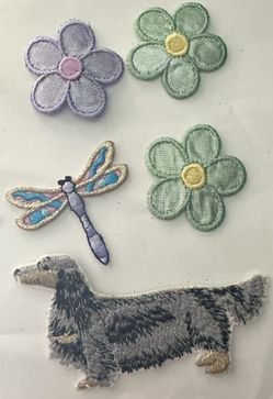 Vintage Iron On Patches, Assorted 