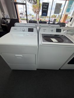 Whirlpool washer and dryer