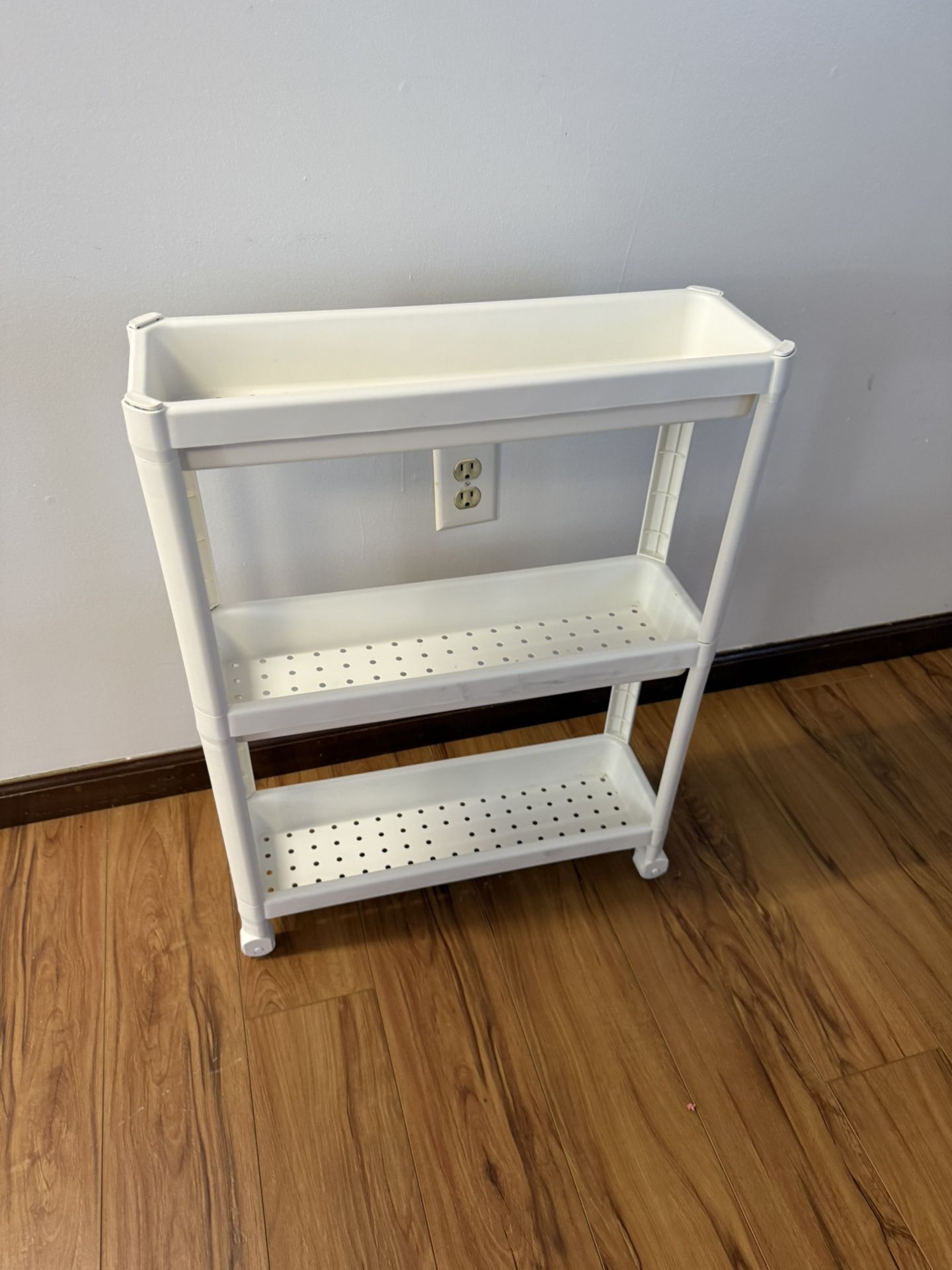IKEA VESKEN Cart, Bath, kitchen , white with wheels