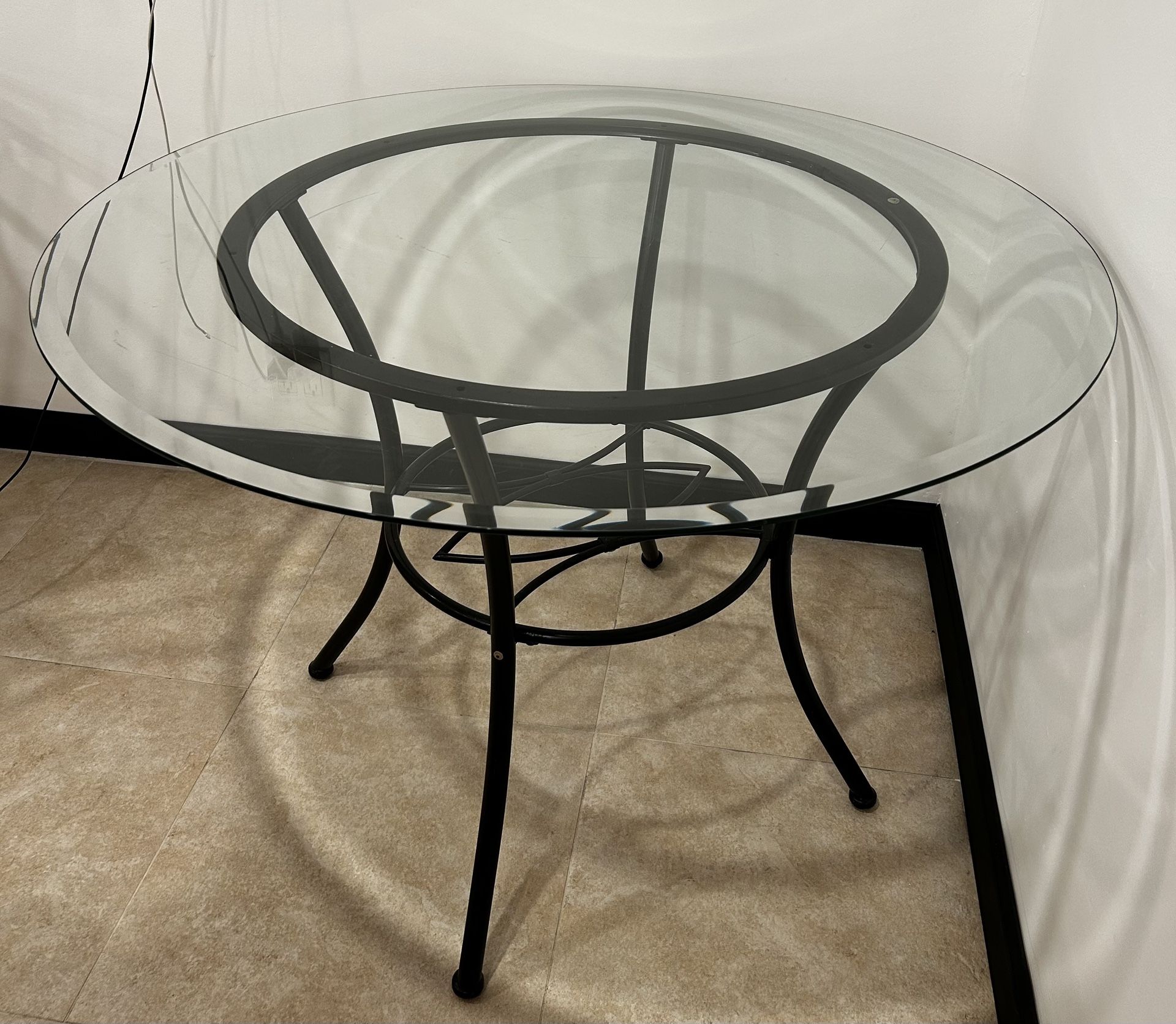 Tapered Glass Table