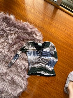 Long sleeve top tie dye style