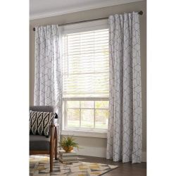 Better Homes & Garden Faux Wood Blinds - Color: White, Size: 46.75 to 47.5 Width,  64.0 Length 