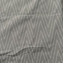 Excellent Modern Gray Chevron Shower Curtain