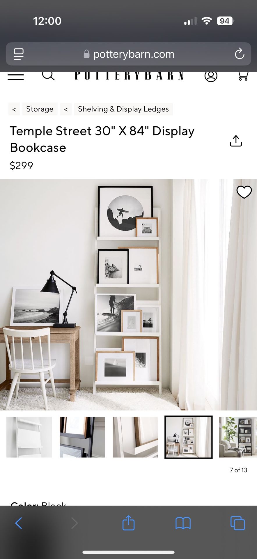 Ladder Display Book Shelf