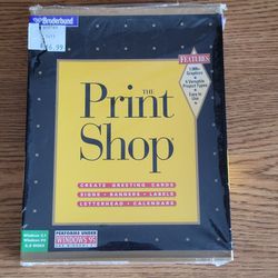 "Classic" The Print Shop Windows 95