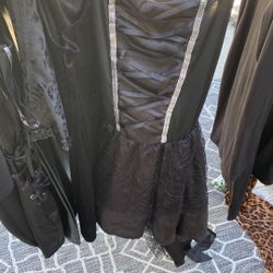 Halloween Black Dress Witch Costume 
