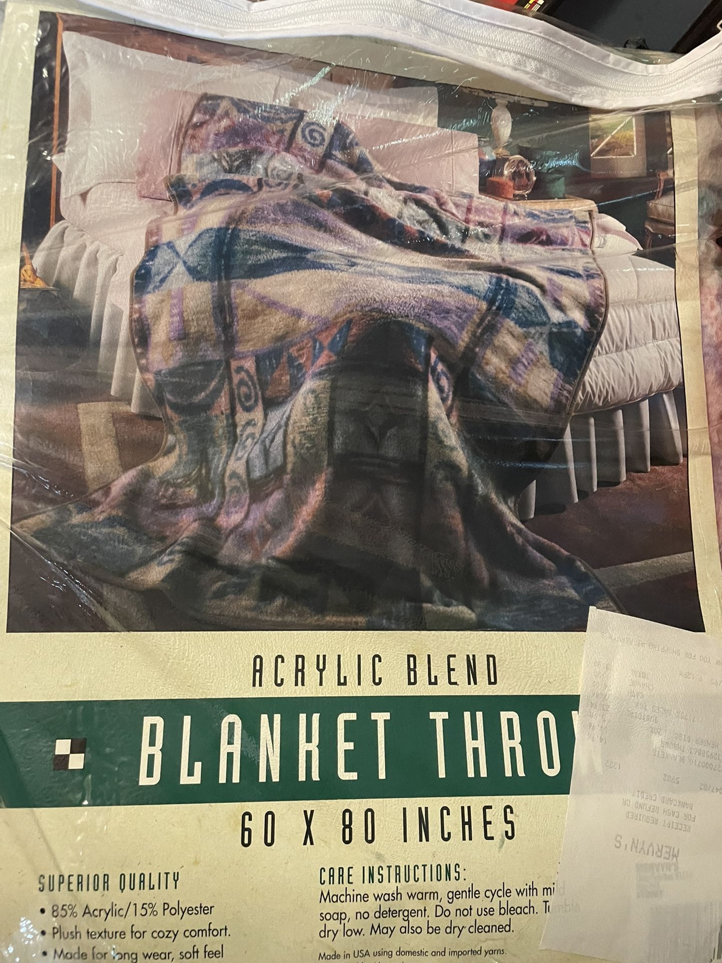 Vintage Blanket Throw 