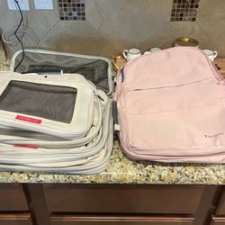 Travel Backpack And Travel Cubes