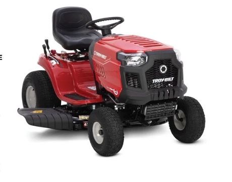 Pony 42T Troy-Bilt Riding Lawn Mower With Wheelbarrow