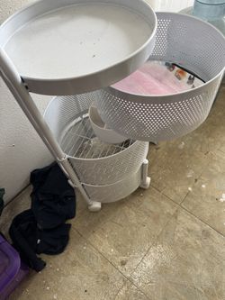 4 Tier Rolling Storage Cart $15