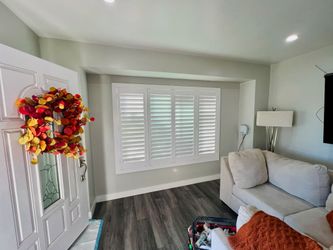 Custom Basswood Plantation Shutters & Expert Installation - Real Wood Interior Window Coverings (Persianas de Madera Estilo Plantacion)