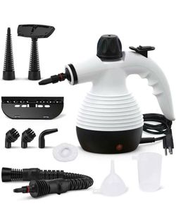 Handheld Steam Cleaner, Steamer for Cleaning, Multipurpose Portable Steam Cleaners for Home Use with Safety Lock and 10 Accessory Kit to Remove Grime,