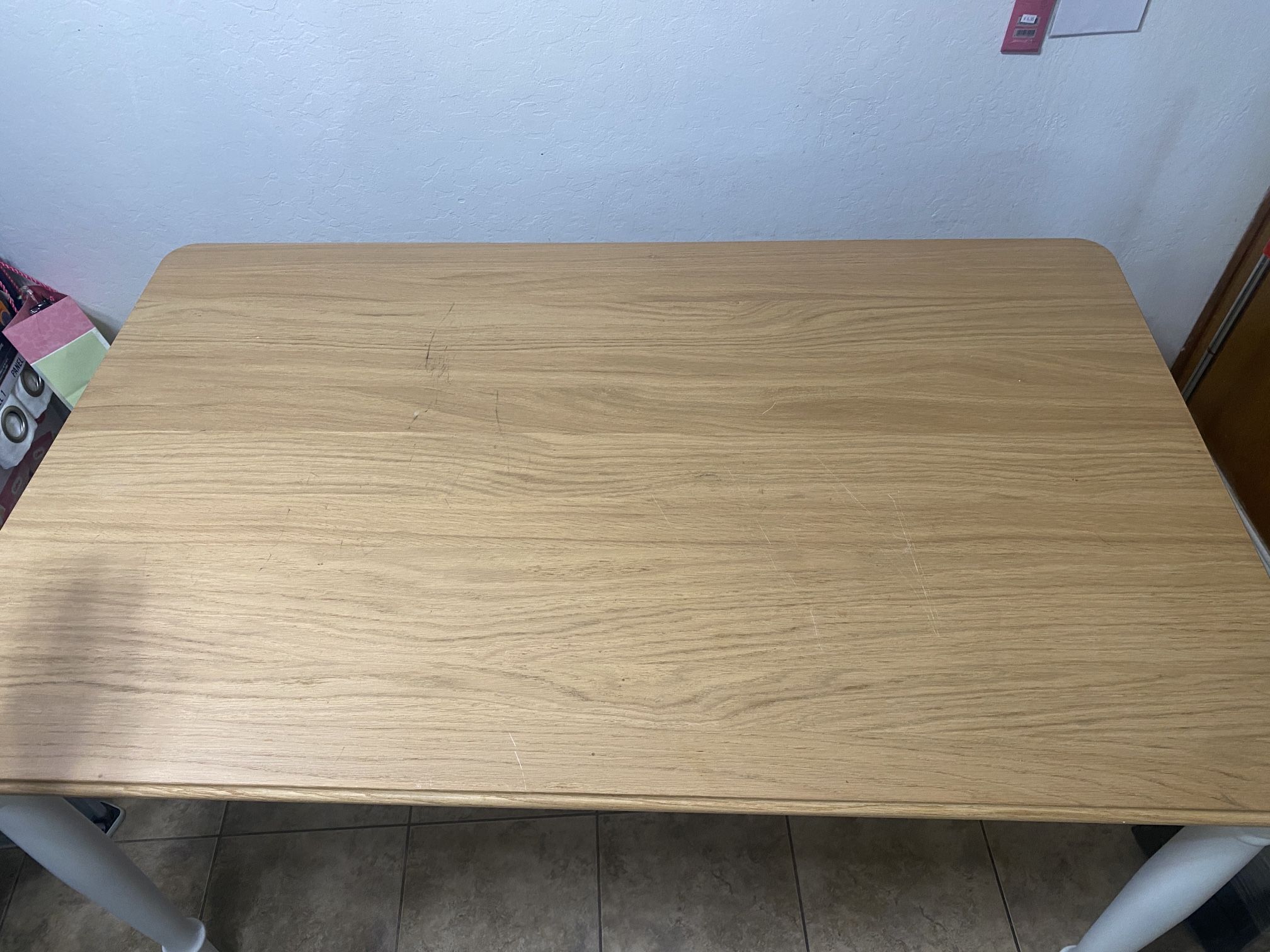 Ikea Dining Table With 2 White Chairs