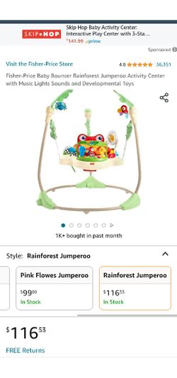 Rainforest Jumperoo/ Brincolín