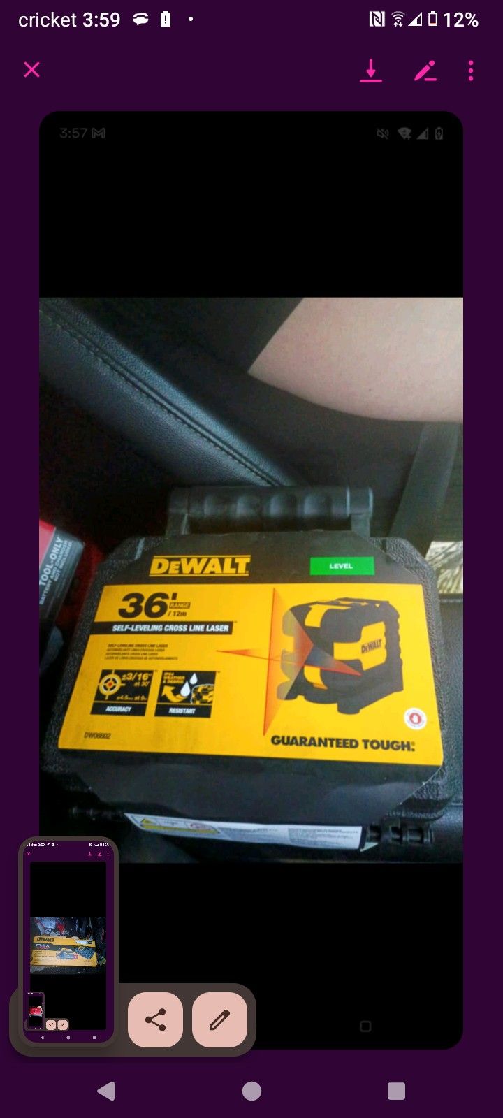 DeWalt Laser 36