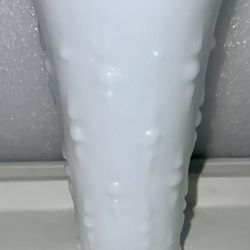 Vintage Milk Glass Vase 