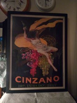 Cinzano.Lithogragh Print