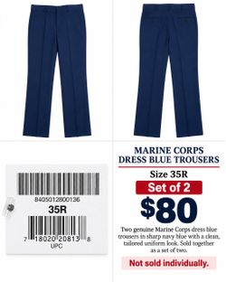 USMC Blue Trousers (2)