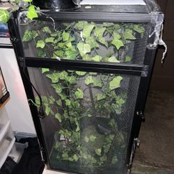 Chameleon Cage With Amenities 