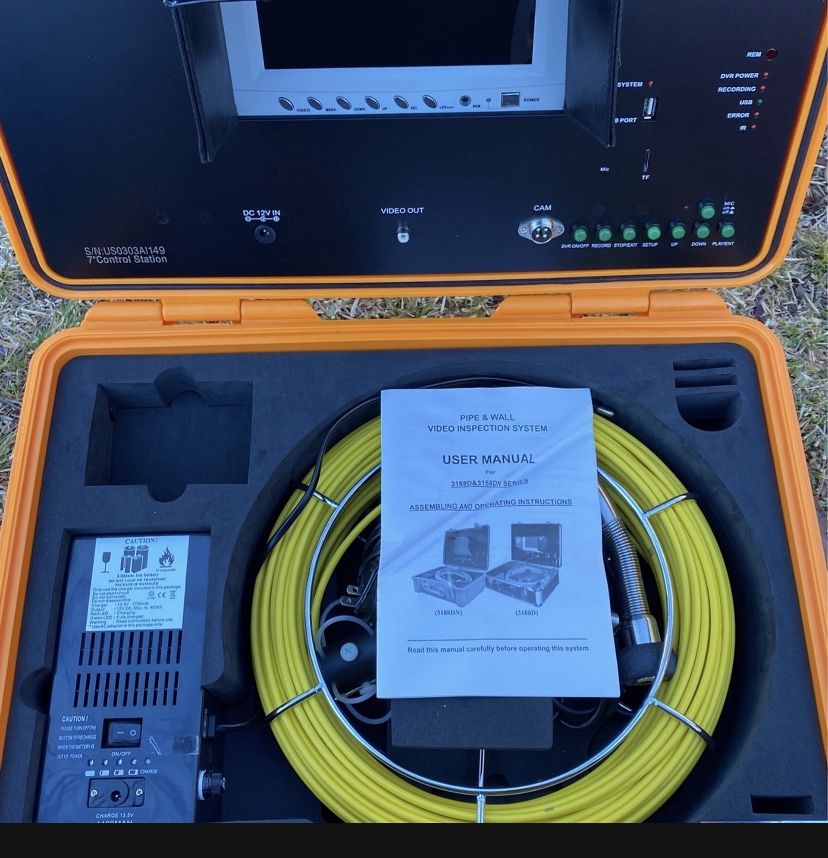 100’ Sewer Inspection Camera 