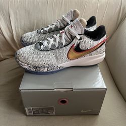 Nike Lebron 20 XX White Black Gold New Size 10