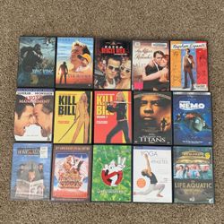 15 DVD Movies For $40