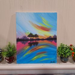 Painting "Colors on the Lake"