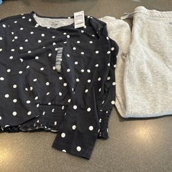 Girls New Top & Fleece Joggers Size 12