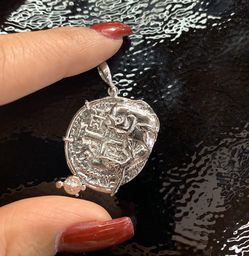 Atocha silver Mahi Mahi coin pendant