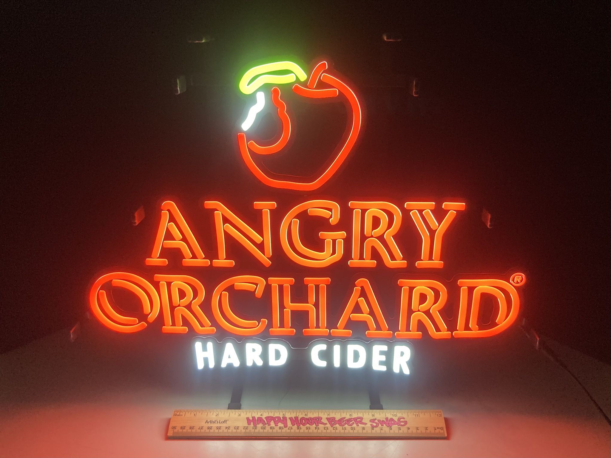 🎁 New Angry Orchard Led Beer Sign Bar Light