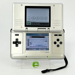 Nintendo DS Handheld Game Console NTR-001 Silver Metroid Prime Hunters Edition