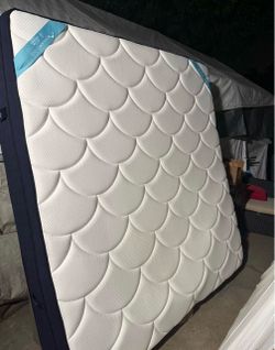 King mattress excellent quality ready for pick up is clean