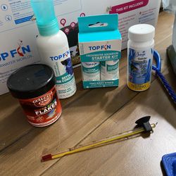 Aquarium Decorations & Fish Tank Starter Supplies (Bundle)