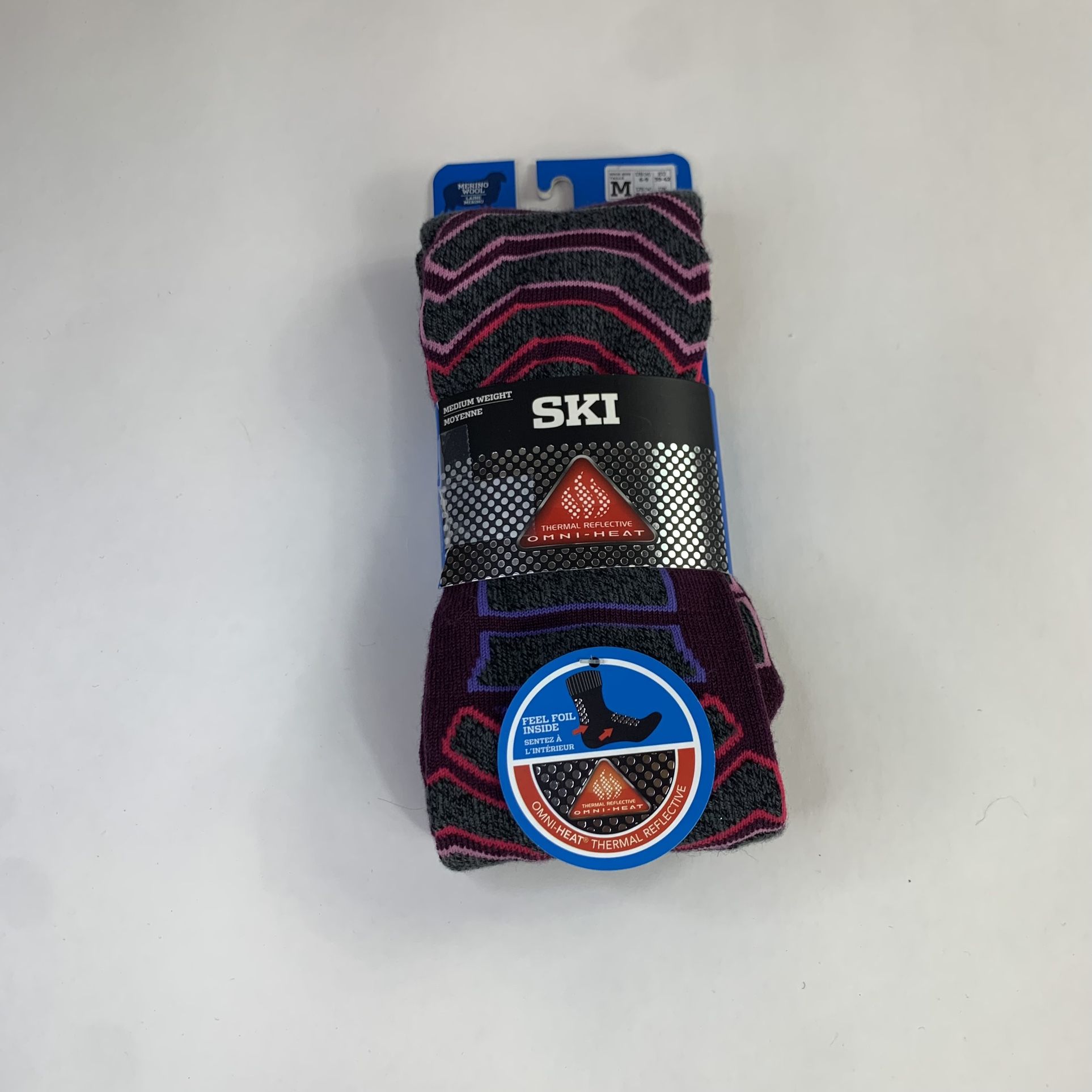 Columbia Purple Over The Calf Merino Wool Omni-Heat Ski Socks Size M (Men Size 6-9/Women Size 8-11.5) PERFECT for ski fans! Send your best offer! NEW
