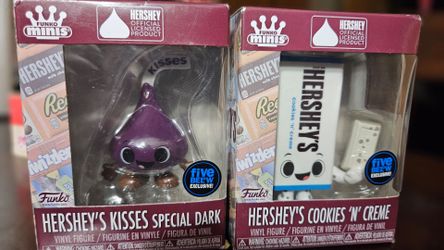 2 Funko Minis - HERSHEY'S - Chocolate Bar Mini Figure! Five Below New! Firm.