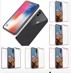 Glass screen protector for IPhone X.