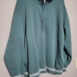 Abercrombie & Fitch Partial Zip Front Large Unisex 