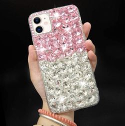 BONITEC for iPhone 11 Case 3D Glitter Sparkle Bling Case Luxury Shiny