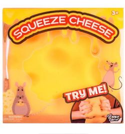 Yellow Cheese Block Squishy Fidget Stress Toy