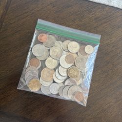Assortment Of International Coins