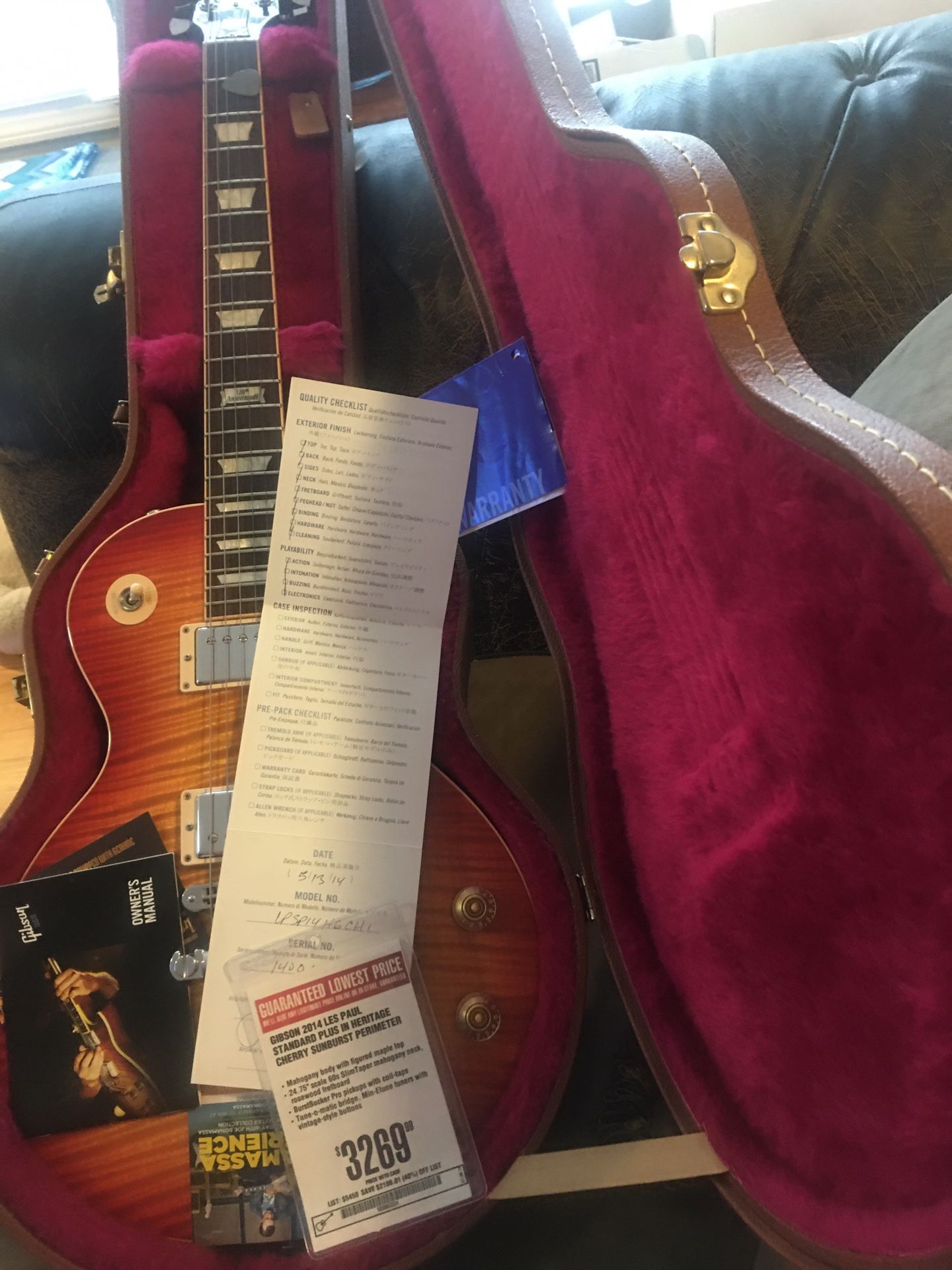 2014 Gibson Les Paul Standard Plus