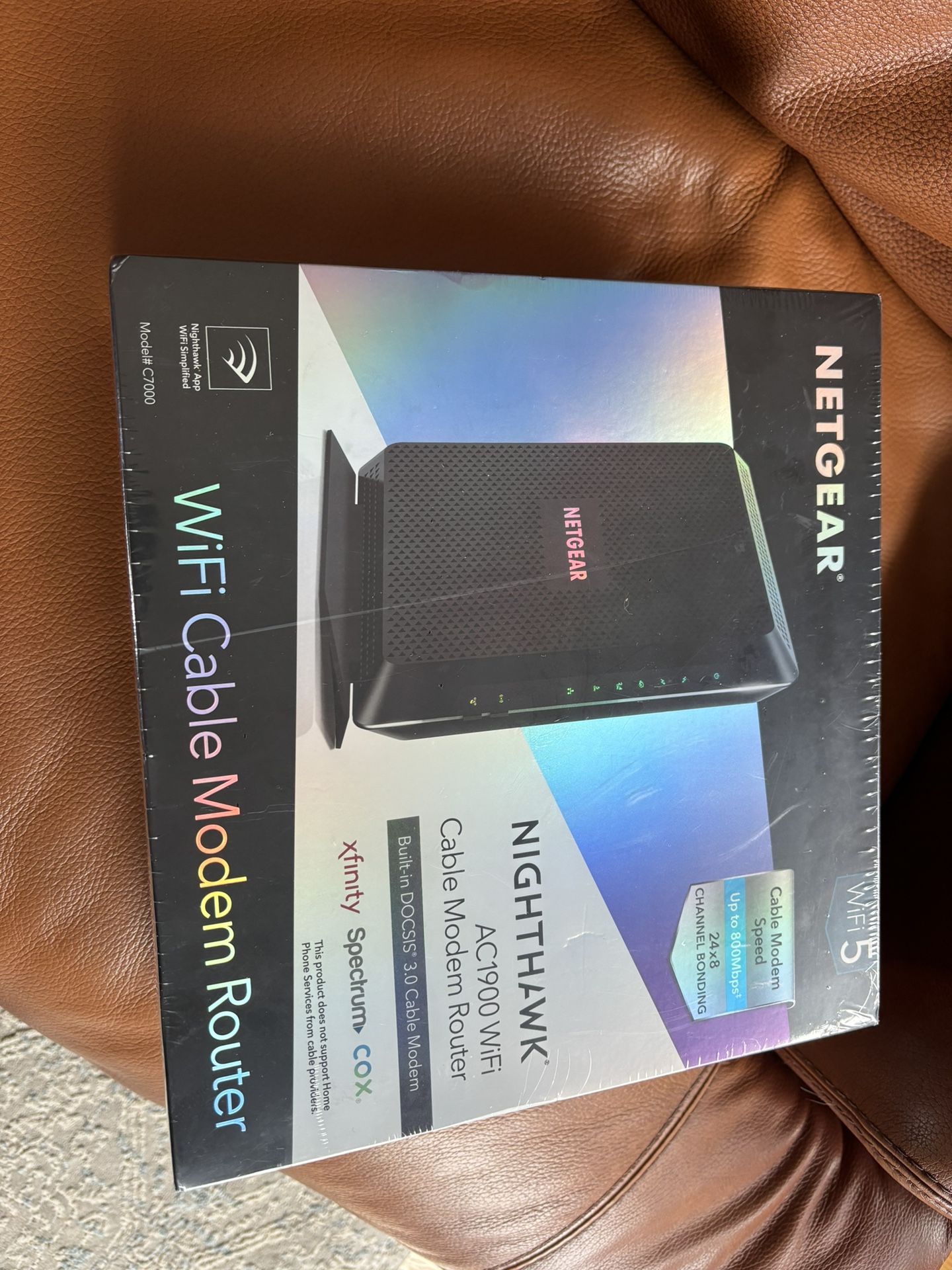 Brand NIB NETGEAR Nighthawk AC1900 C-7000 Cable modem router