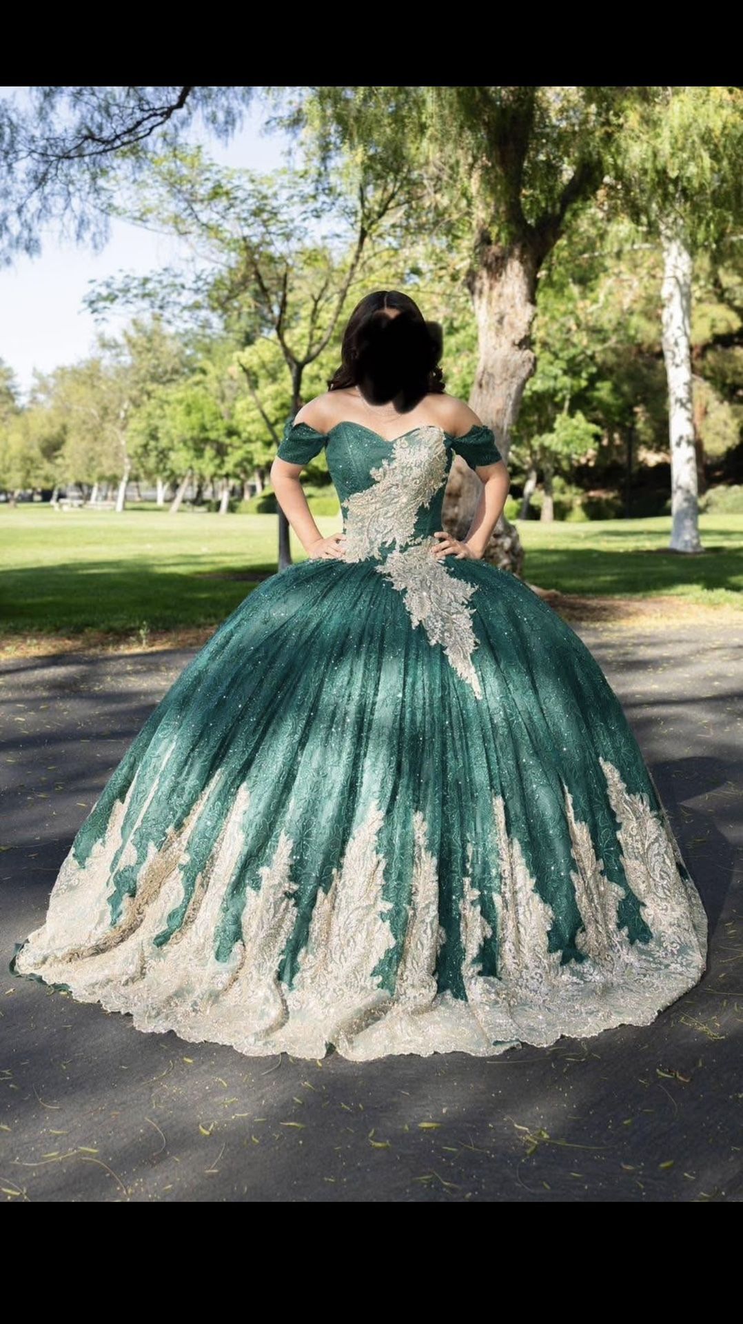 Quinceanera Dress 15 Emerald Green