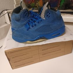 JORDAN 5 BLUE SUADE🔵