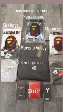 Valentino,Black bape sold❌ baps, essential, fragrances, supreme