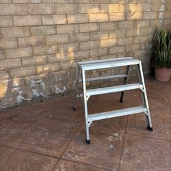 extra wide work stand step ladder