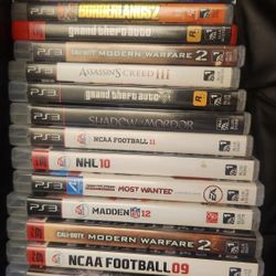 16 Sony PlayStation 3 PS3 Game Lot, Read Full Description for Each Game Below, Infamous has NO DISC, otherwise all nice