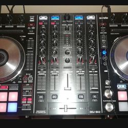 Pioneer DDJ SX2 With Gator Case With LED Light On The Inside 